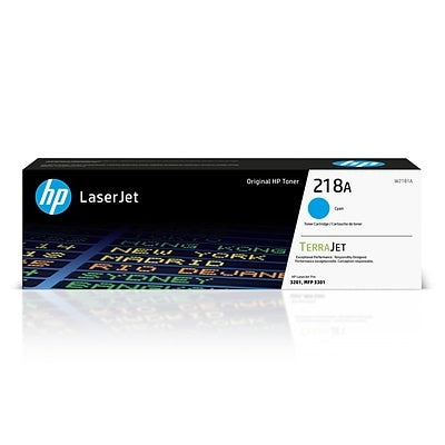 HP 218A Cyan Standard Yield Original LaserJet Toner Cartridge HP 218A Cyan Standard Yield Original LaserJet Toner Cartridge